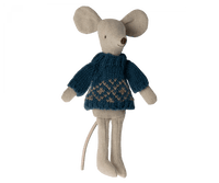 Knitted Sweater, Dad Mouse Maileg Lil Tulips