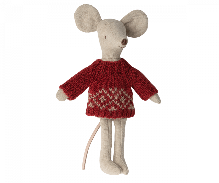 Knitted Sweater, Mum Mouse Maileg Lil Tulips