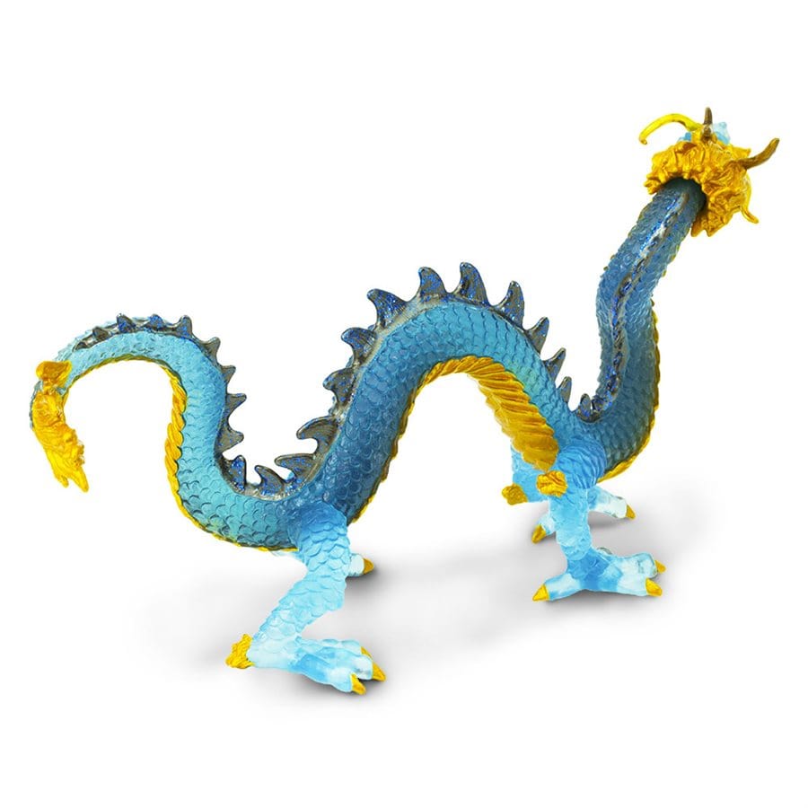 Krystal Blue Dragon Toy Safari Ltd Lil Tulips
