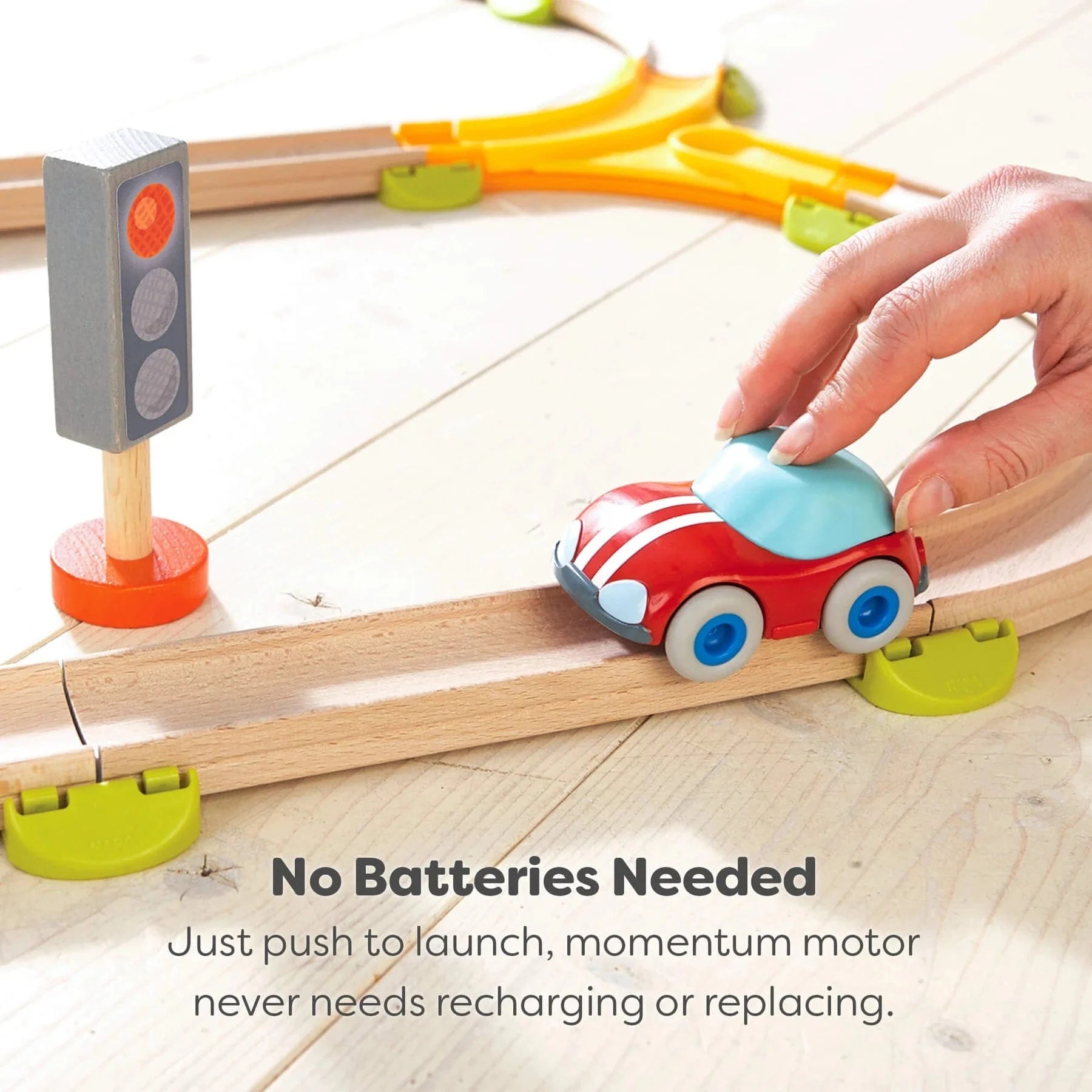 Kullerbu Red Racer with Momentum Motor haba Lil Tulips