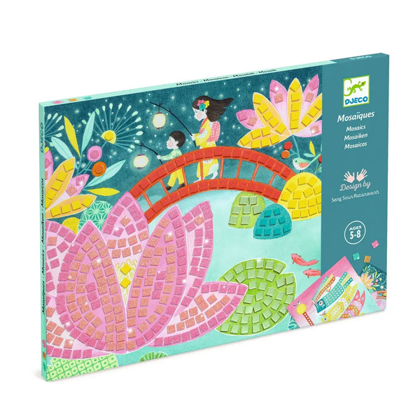 Kyoto Sticker Mosaic Craft Kit Djeco Lil Tulips