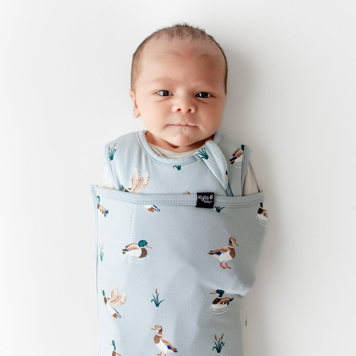Kyte Baby Sleep Bag Swaddler in Mallard Duck 1.0 TOG, size XS