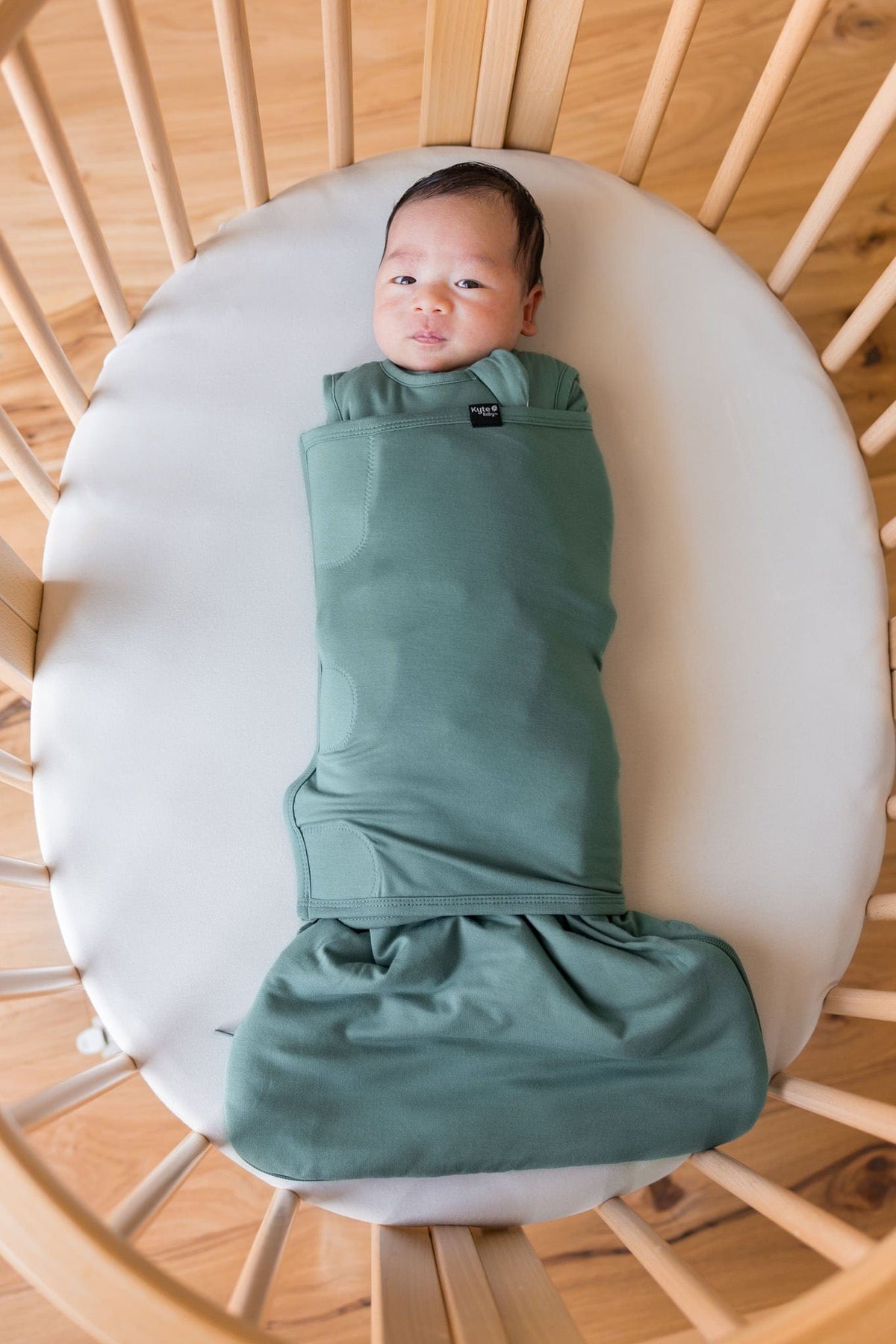 Kyte Baby Sleep Bag Swaddler in Pine 1.0 TOG, size XS