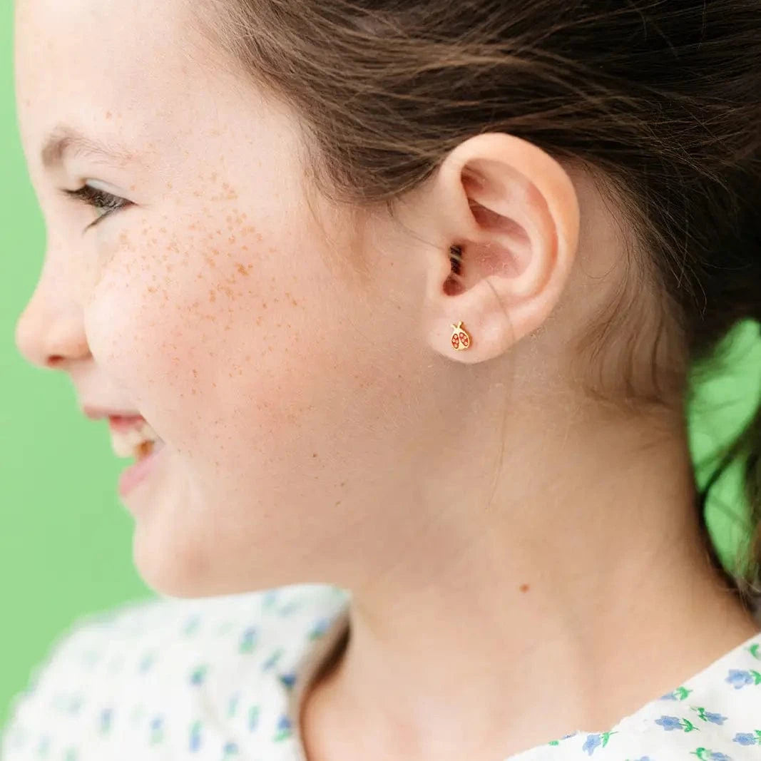 Ladybug Flat Back Earrings Pip Pop Post Bracelets Lil Tulips