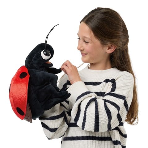 Ladybug Hand Puppet Folkmanis Puppets Lil Tulips