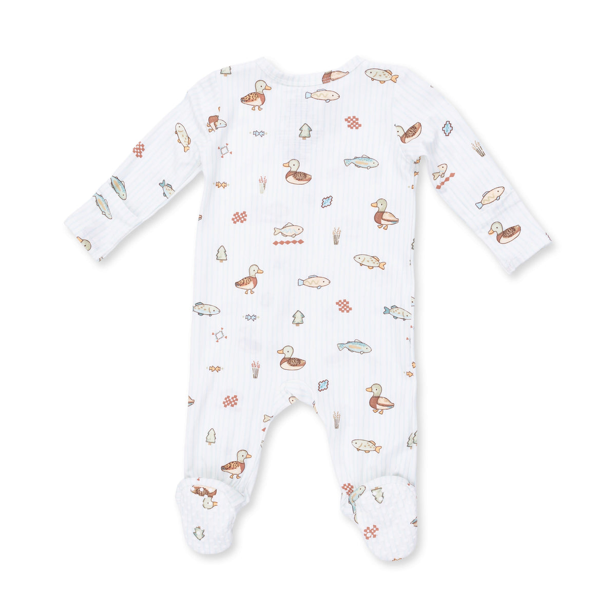 Lake Cuties - 2 Way Zipper Footie Angel Dear Lil Tulips