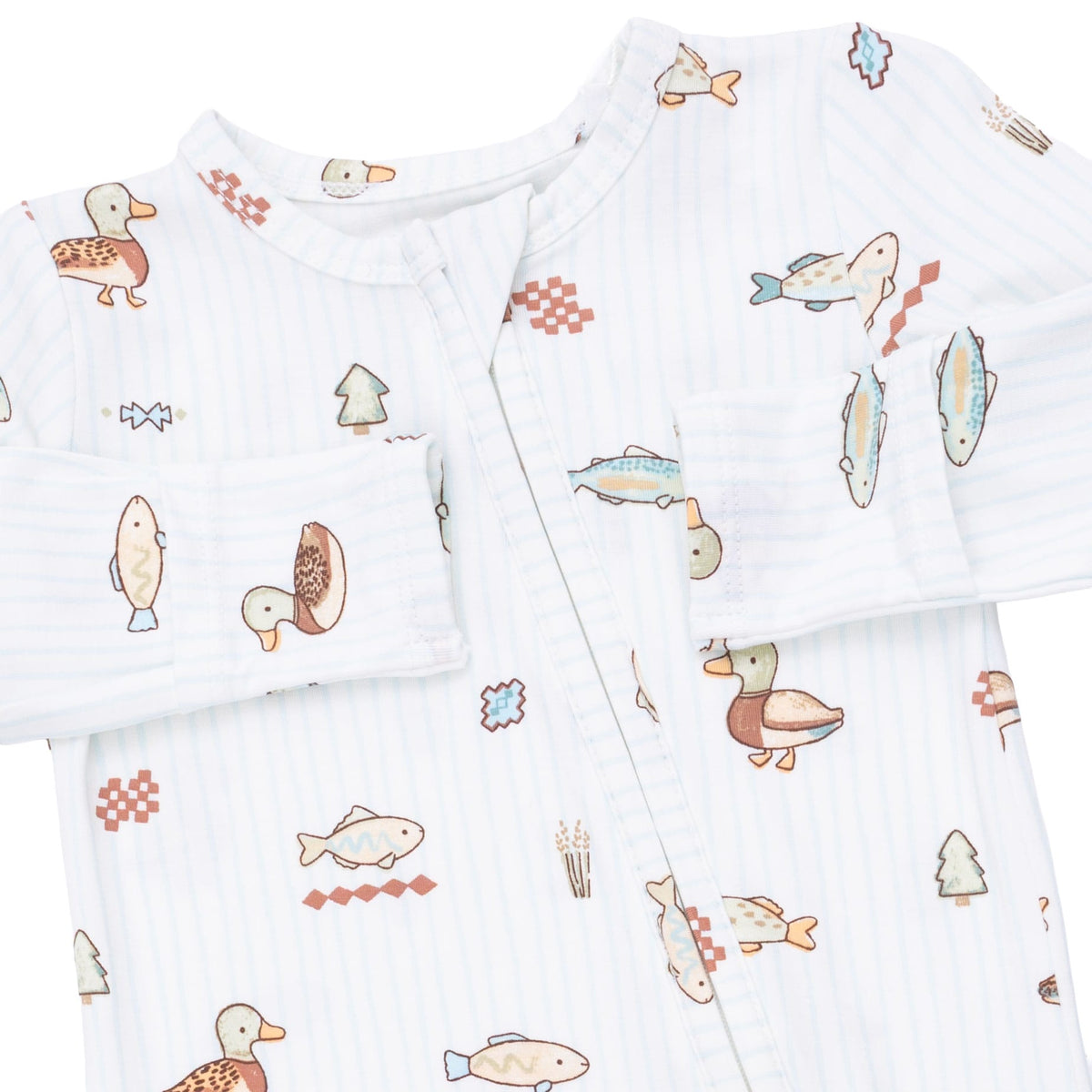 Lake Cuties - 2 Way Zipper Footie Angel Dear Lil Tulips