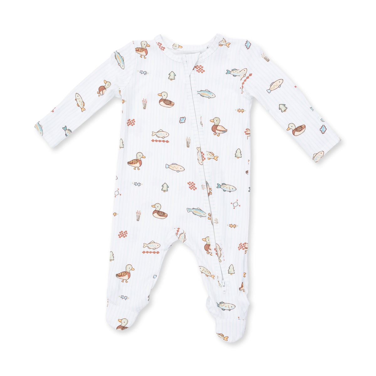 Lake Cuties - 2 Way Zipper Footie Angel Dear Lil Tulips