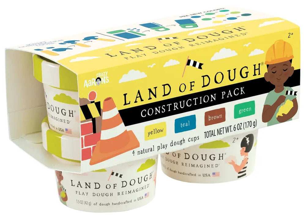 Land of Dough 4 Pack - Construction Land of Dough Lil Tulips