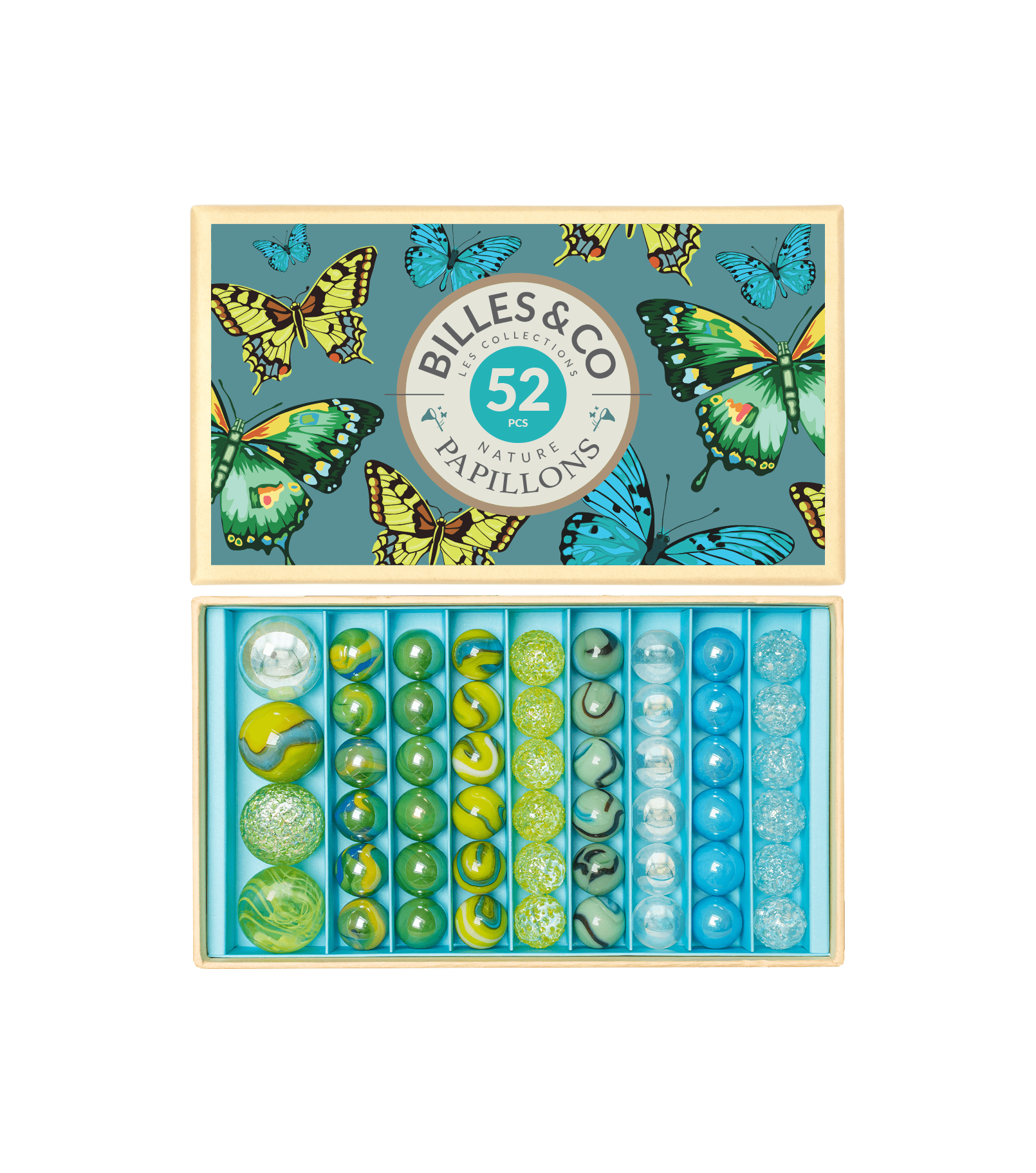 Large Box - Butterfly Marbles Billes & Co Lil Tulips