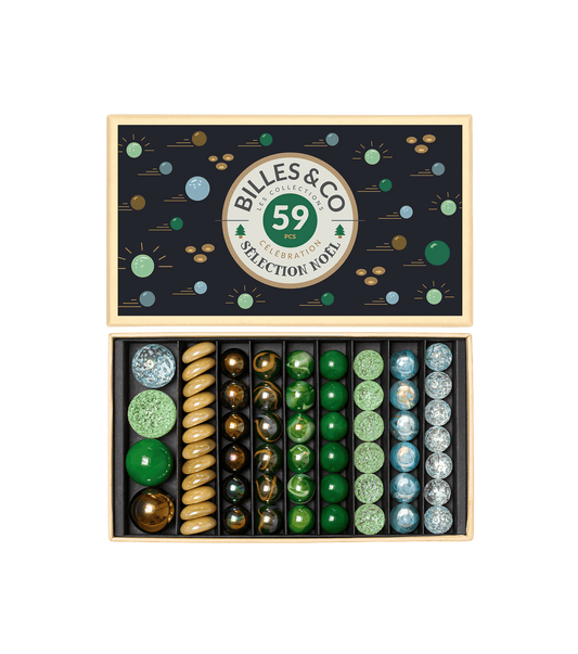 Large Box - Noel Celebration Marbles Billes & Co Lil Tulips