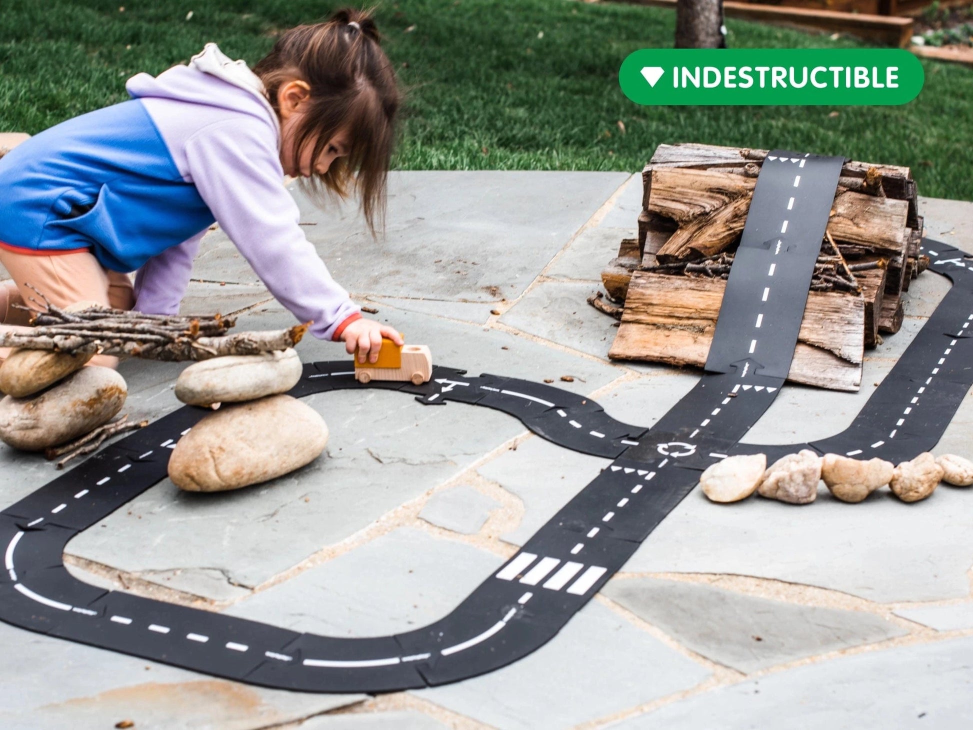 Large Flexible Toy Road Set - Highway waytoplay Lil Tulips