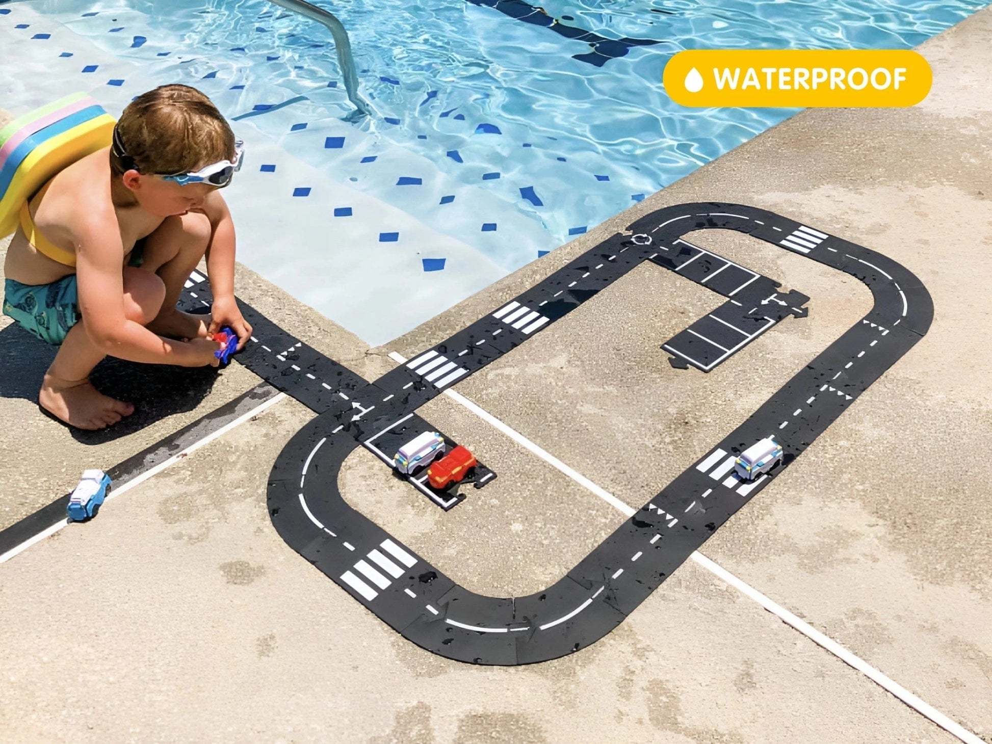 Large Flexible Toy Road Set - Highway waytoplay Lil Tulips