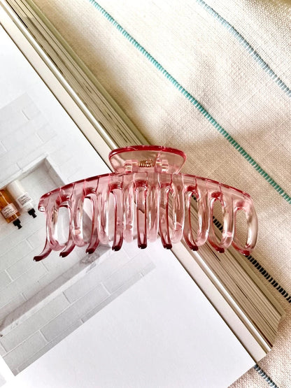 Large Hair Claw Clip - Spring Collection Plum Purple Frosting Company Lil Tulips
