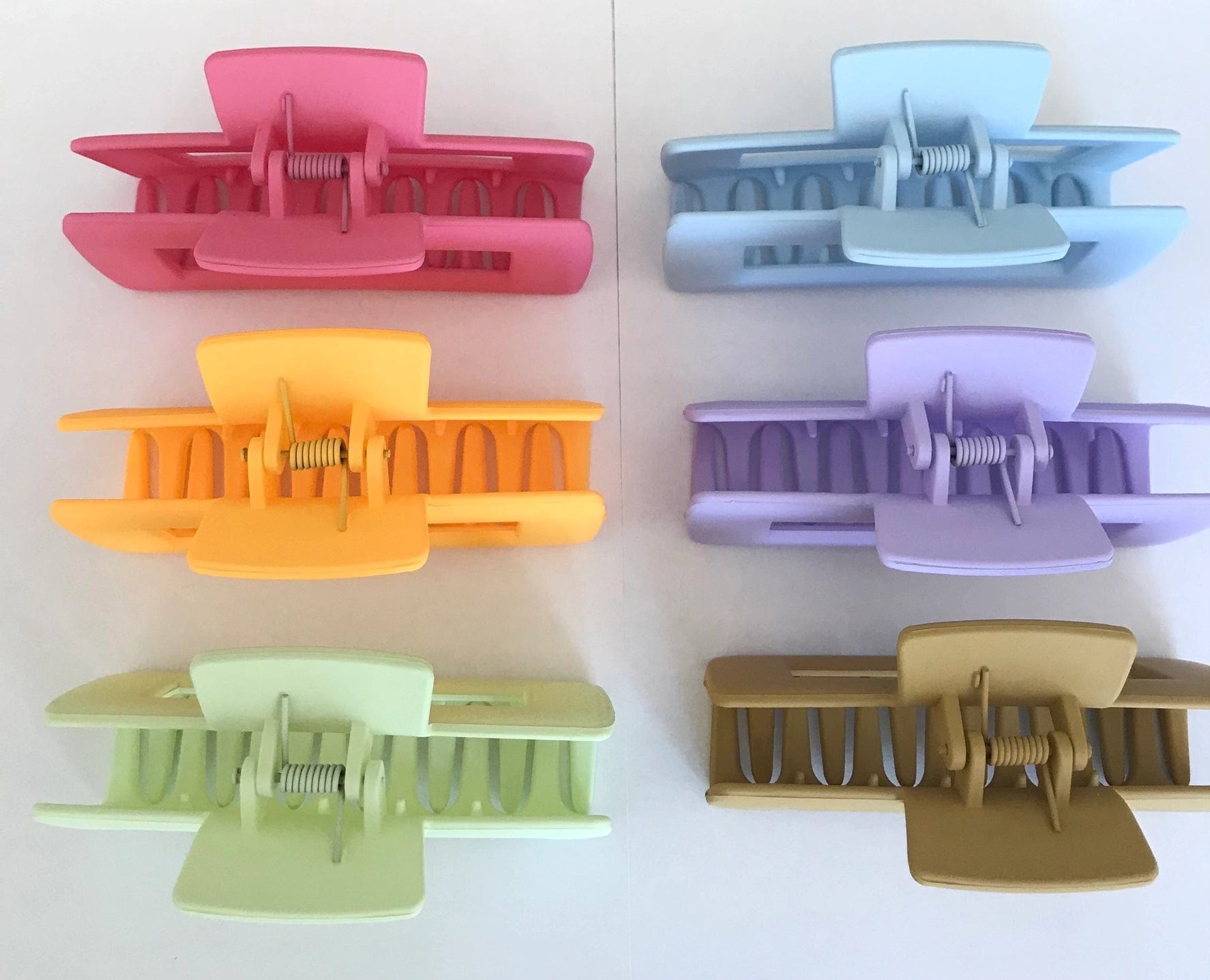 Large Hair Claw Clips - Beach Colors Frosting Company Lil Tulips