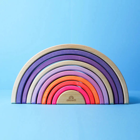 Large Rainbow Neon Pink Grimm's Lil Tulips