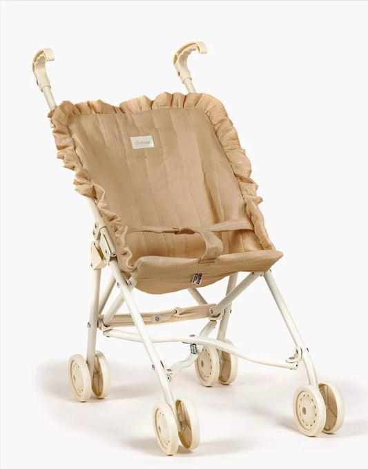 Latte Ruffled Doll Stroller Minikane Lil Tulips