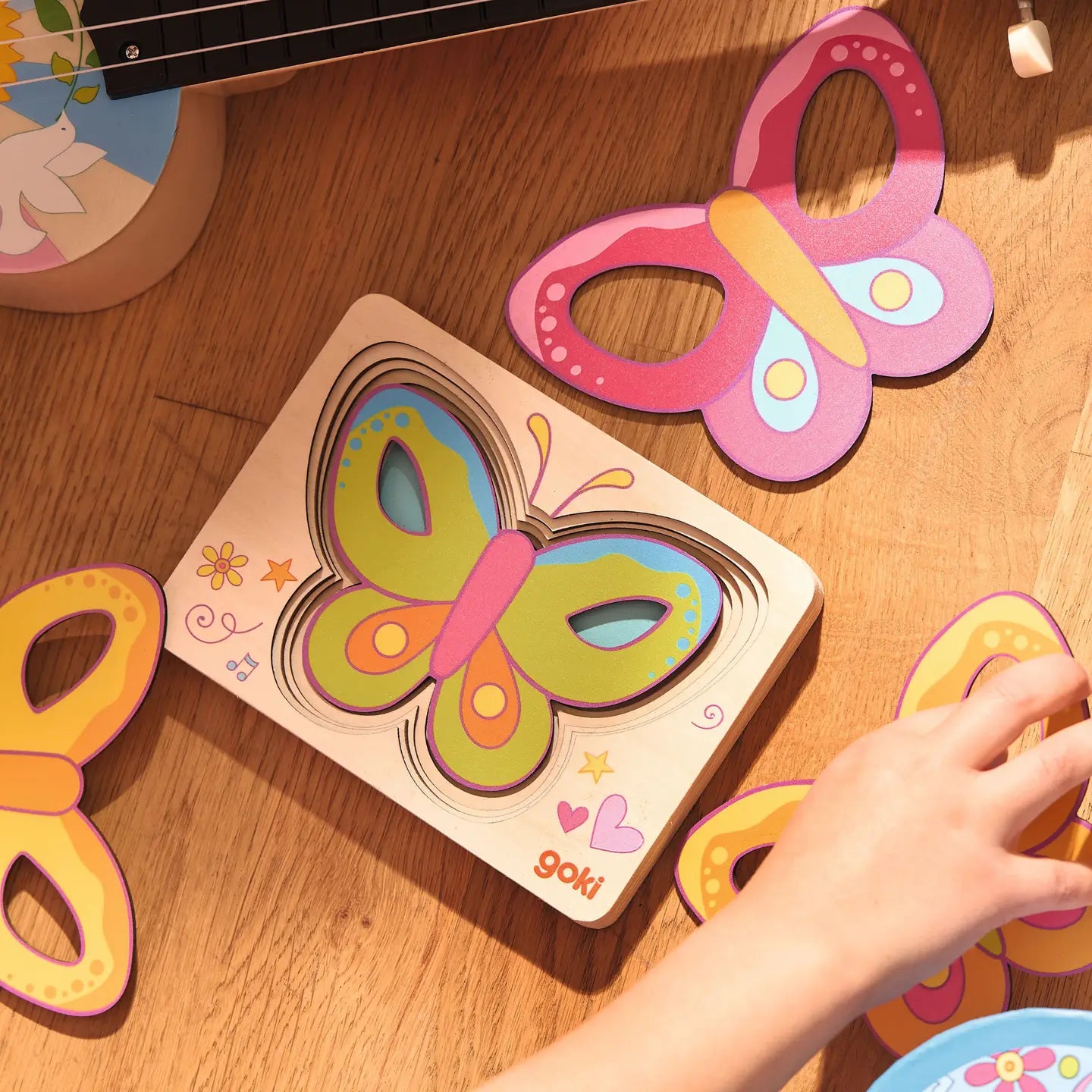 Layer Puzzle Butterfly Goki Lil Tulips