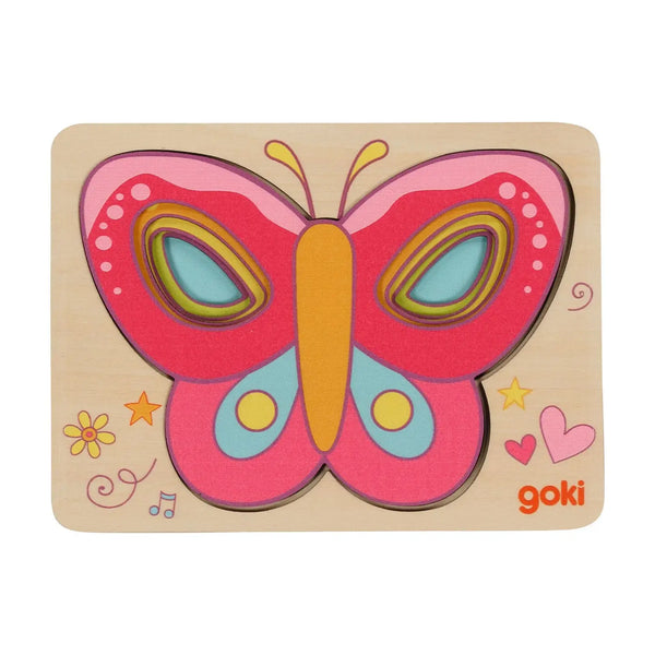 Layer Puzzle Butterfly Goki Lil Tulips