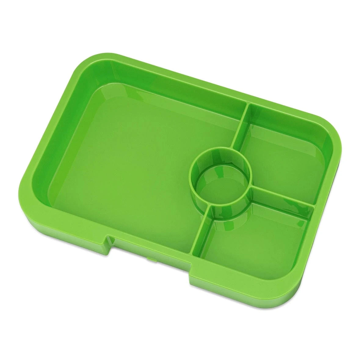 Leakproof Yumbox Tapas Bento Lunch Box - Palm Green - with 4 Compartment Lime Tray - Large Size Yumbox Lil Tulips