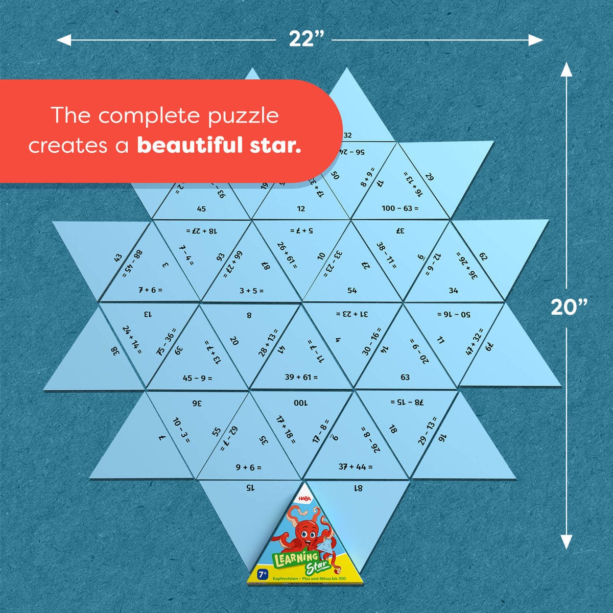 Learning Star Educational Game - Mental Math HABA Lil Tulips