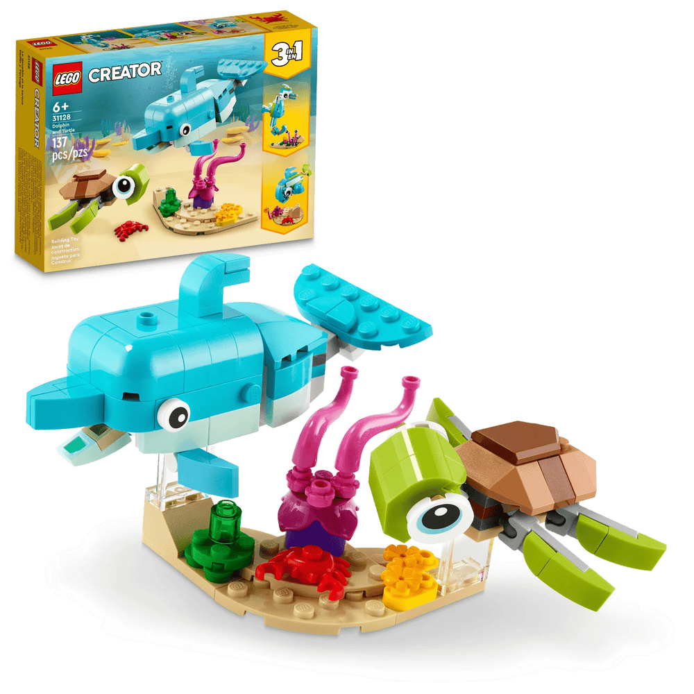 LEGO® Creator Dolphin and Turtle Lego no points Lil Tulips