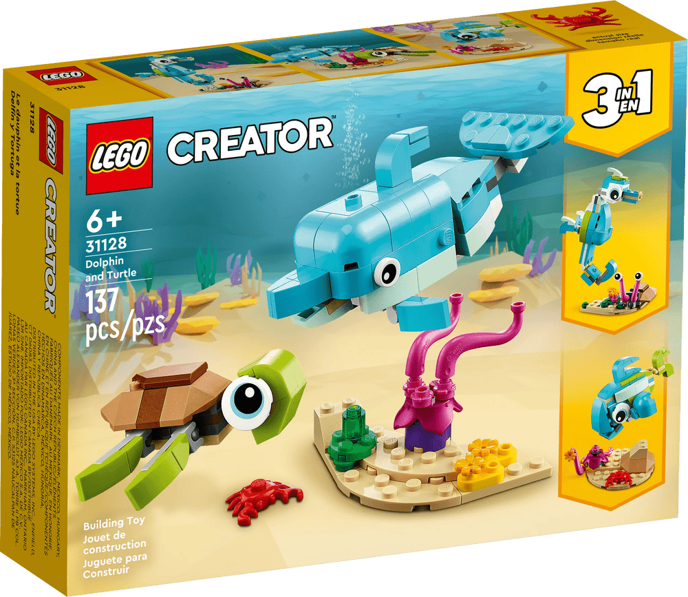 LEGO® Creator Dolphin and Turtle Lego no points Lil Tulips