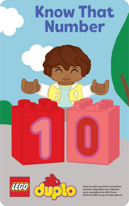 Lego Duplo: 1, 2, 3, Play with Me - 7 Audiobook Cards Yoto Lil Tulips