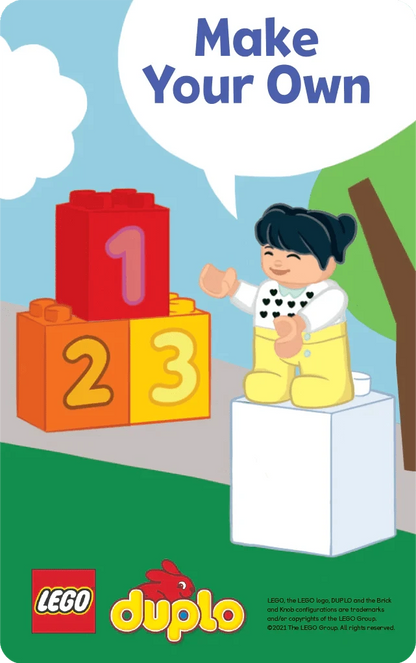 Lego Duplo: 1, 2, 3, Play with Me - 7 Audiobook Cards Yoto Lil Tulips