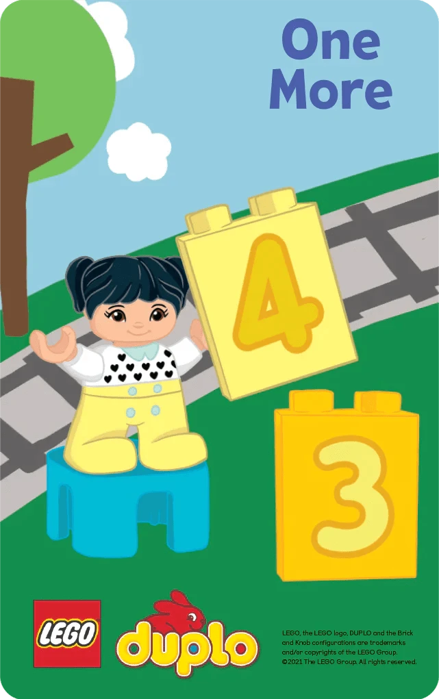 Lego Duplo: 1, 2, 3, Play with Me - 7 Audiobook Cards Yoto Lil Tulips