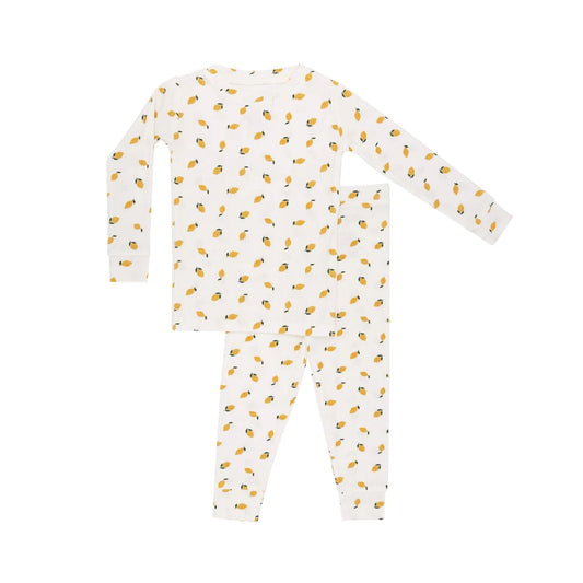 Lemons Small Ribbed Two-Piece Set Brave Little Ones Lil Tulips