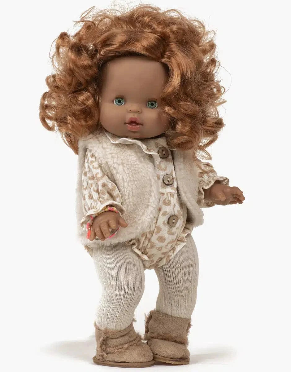 Léonore romper in Feline Minikane Dolls Lil Tulips