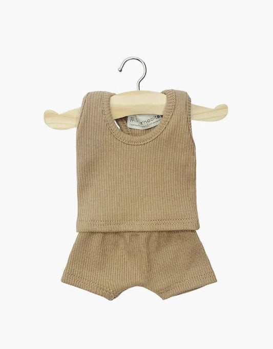 Les P'tits Basiques – Marcel Cocoa boy's underwear Minikane Dolls Lil Tulips
