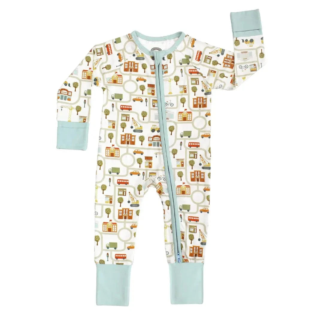 Let's Go! Bamboo Convertible Baby Pajamas Emerson and Friends Baby & Toddler Clothing Lil Tulips