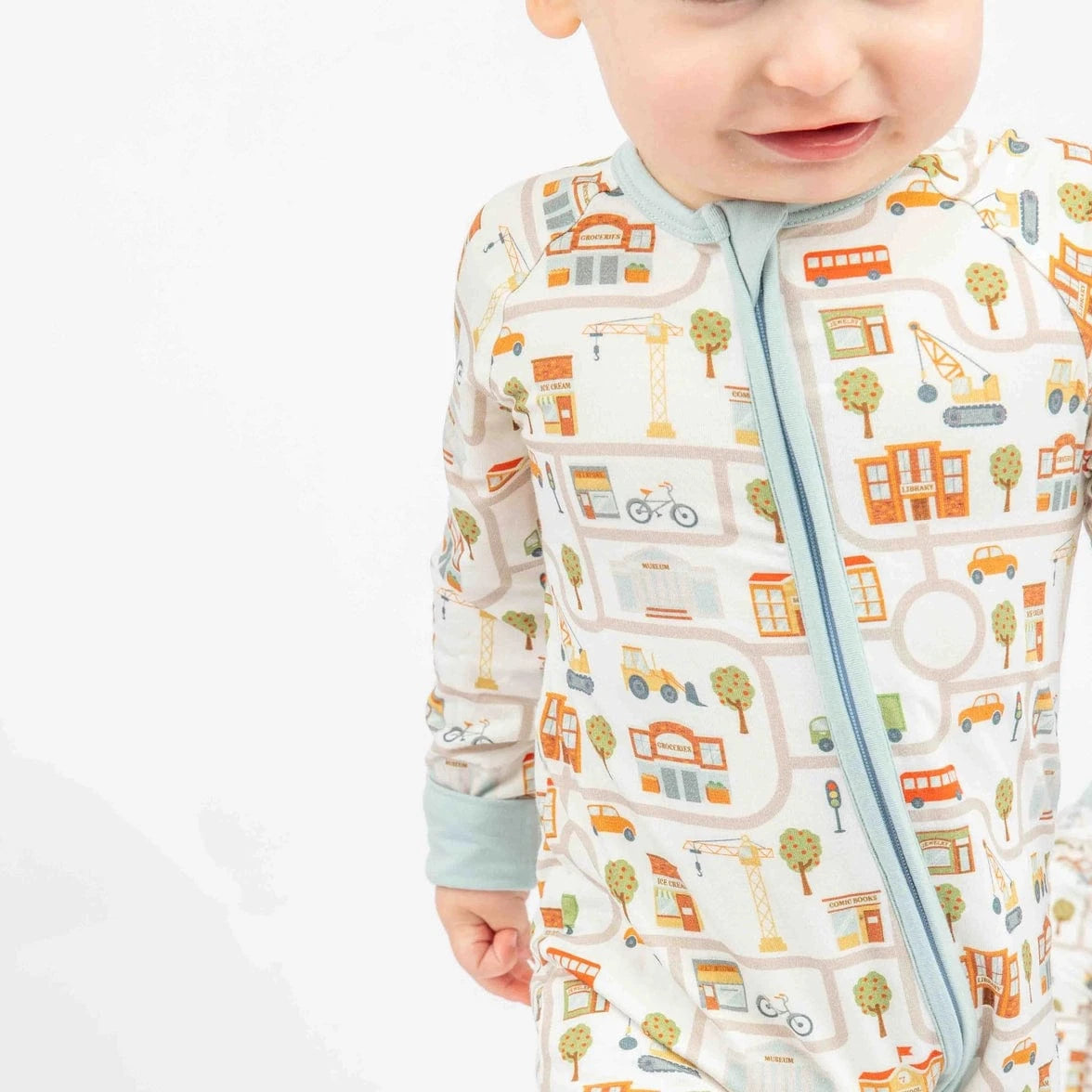 Let's Go! Bamboo Convertible Baby Pajamas Emerson and Friends Baby & Toddler Clothing Lil Tulips