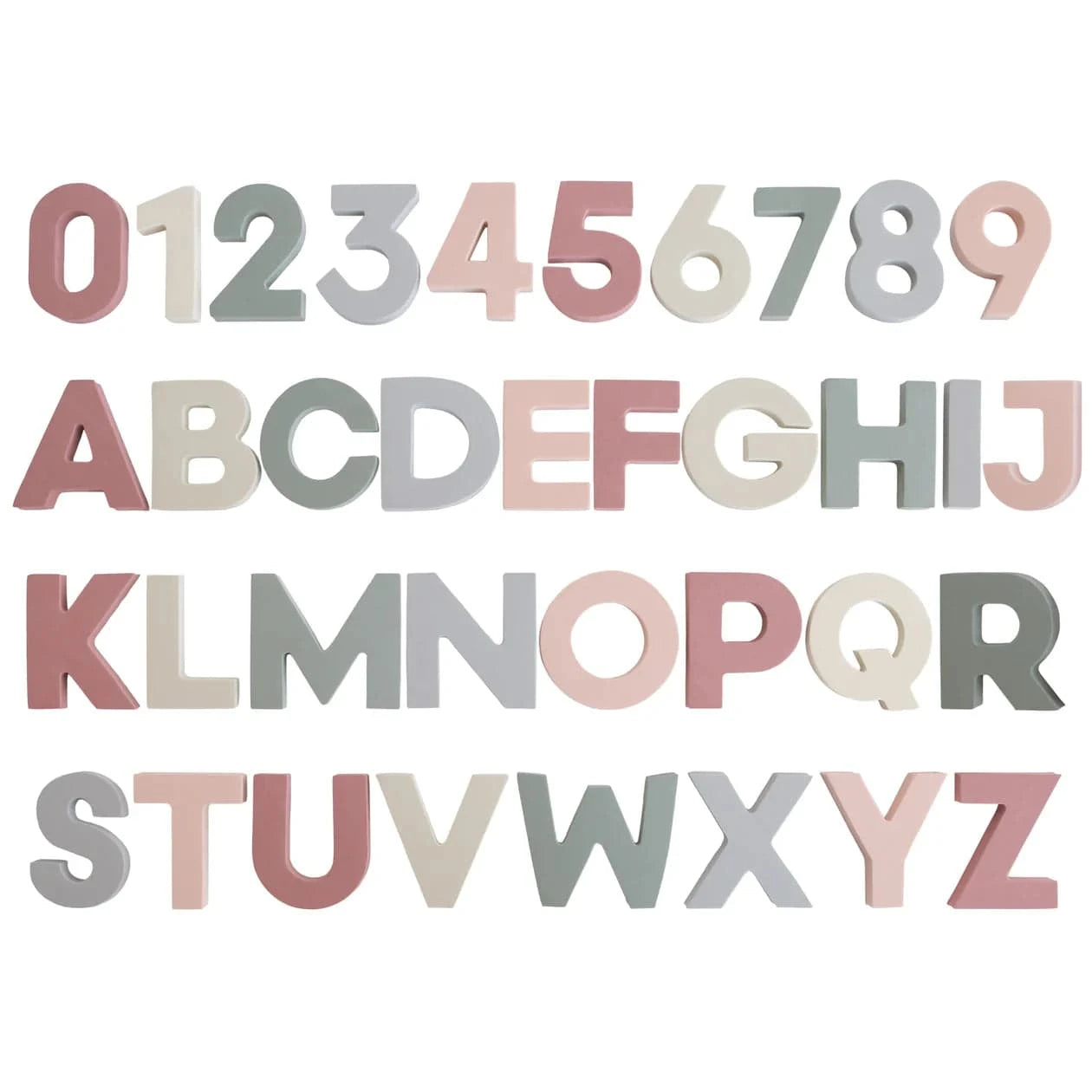 Letters & Numbers Bath Play Set - Original Mushie Lil Tulips