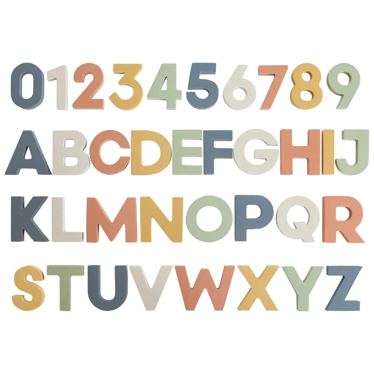 Letters & Numbers Bath Play Set - Sol Mushie Lil Tulips