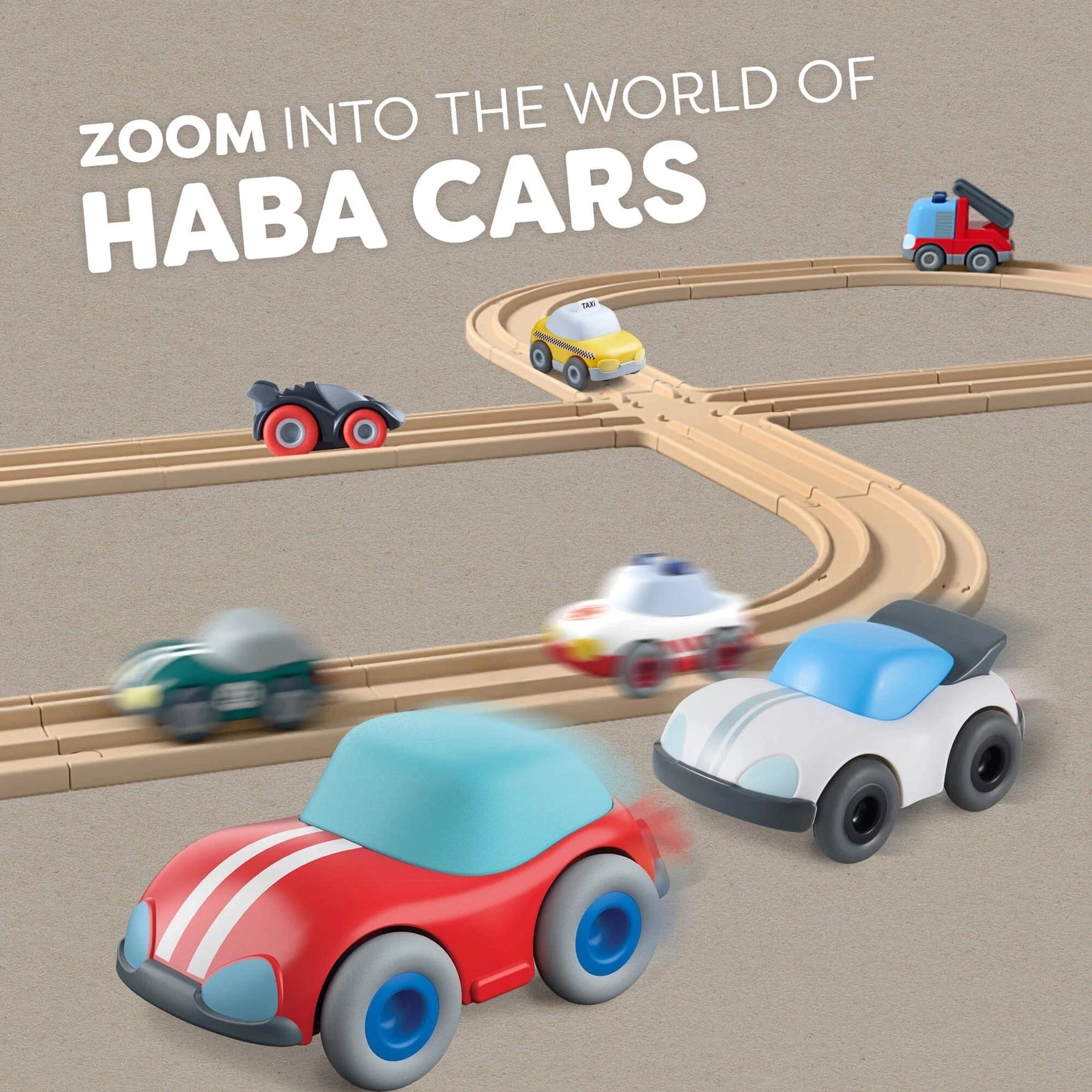 Light Blue Speedster with Momentum Motor haba Lil Tulips