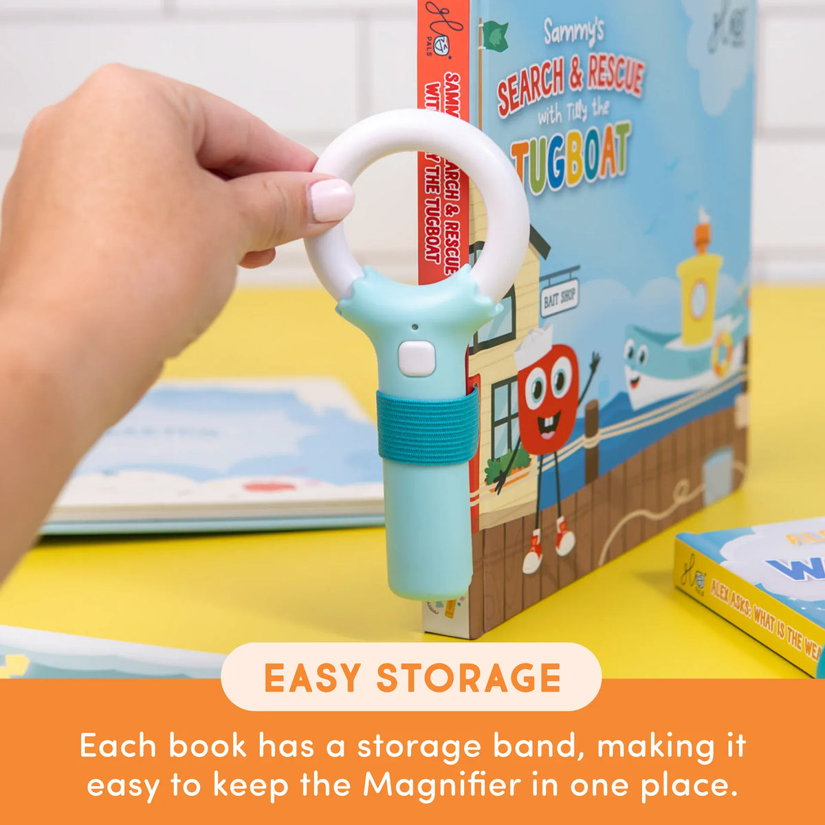 Light-Up Library - Sammy’S Search & Rescue with Tilly the Tugboat Glo Pals Lil Tulips