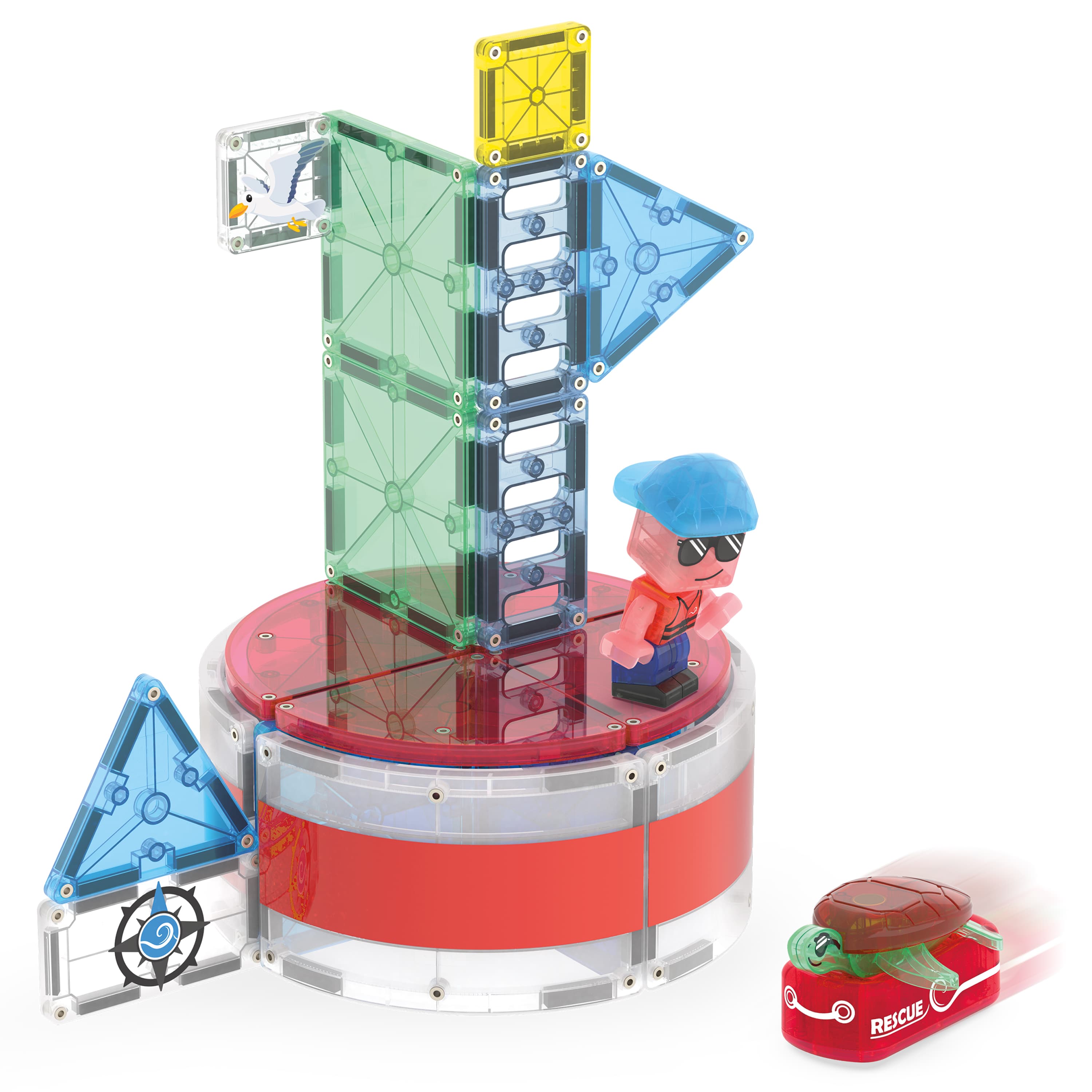 Lighthouse Rescue 26 Piece Set Magna-Tiles Lil Tulips