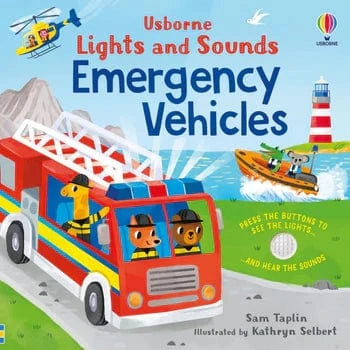Lights and Sounds - Emergency Vehicles Harper Collins Childrens Lil Tulips