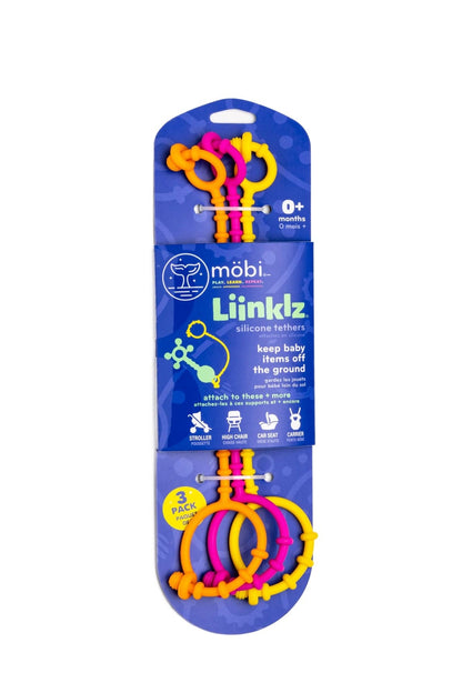 Liinklz - Silicone "Everything" Tethers Yellow Mobi Lil Tulips