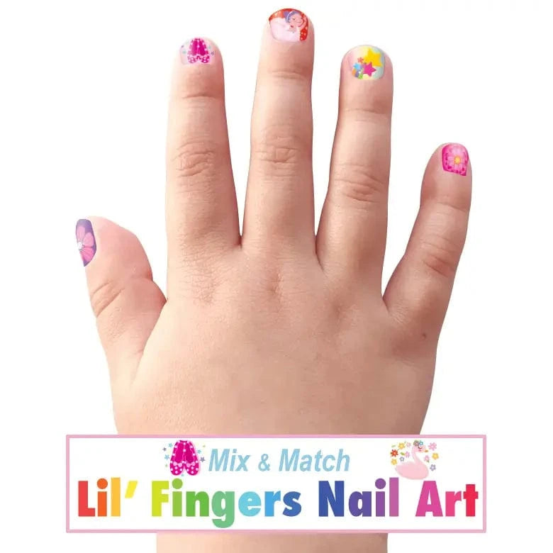 Lil' Fingers Nail Art | Pretty Ballerinas Girl Nation Lil Tulips