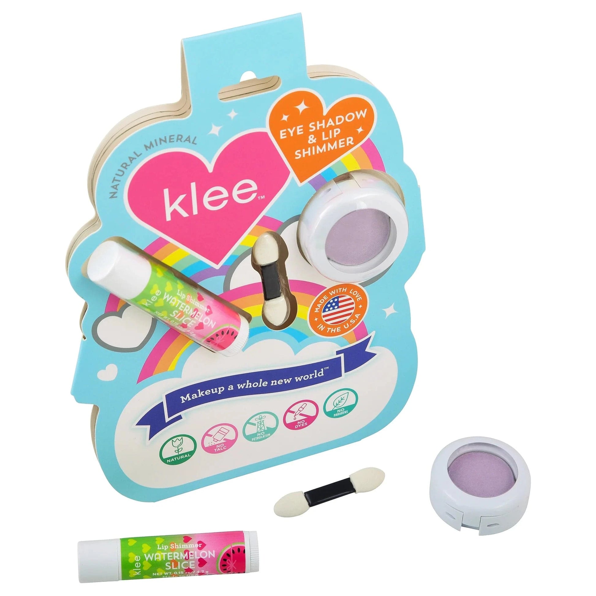 Lilac Sparkles - Mineral Eye Shadow & Lip Shimmer Duo Klee Naturals Lil Tulips