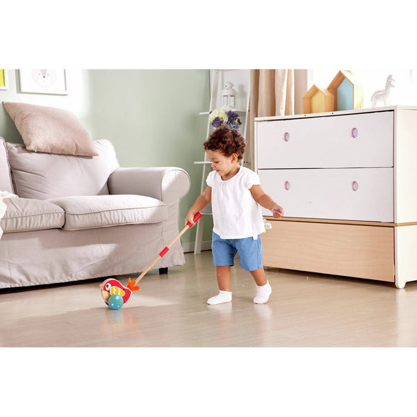 Lilly Musical Push Along Hape Lil Tulips