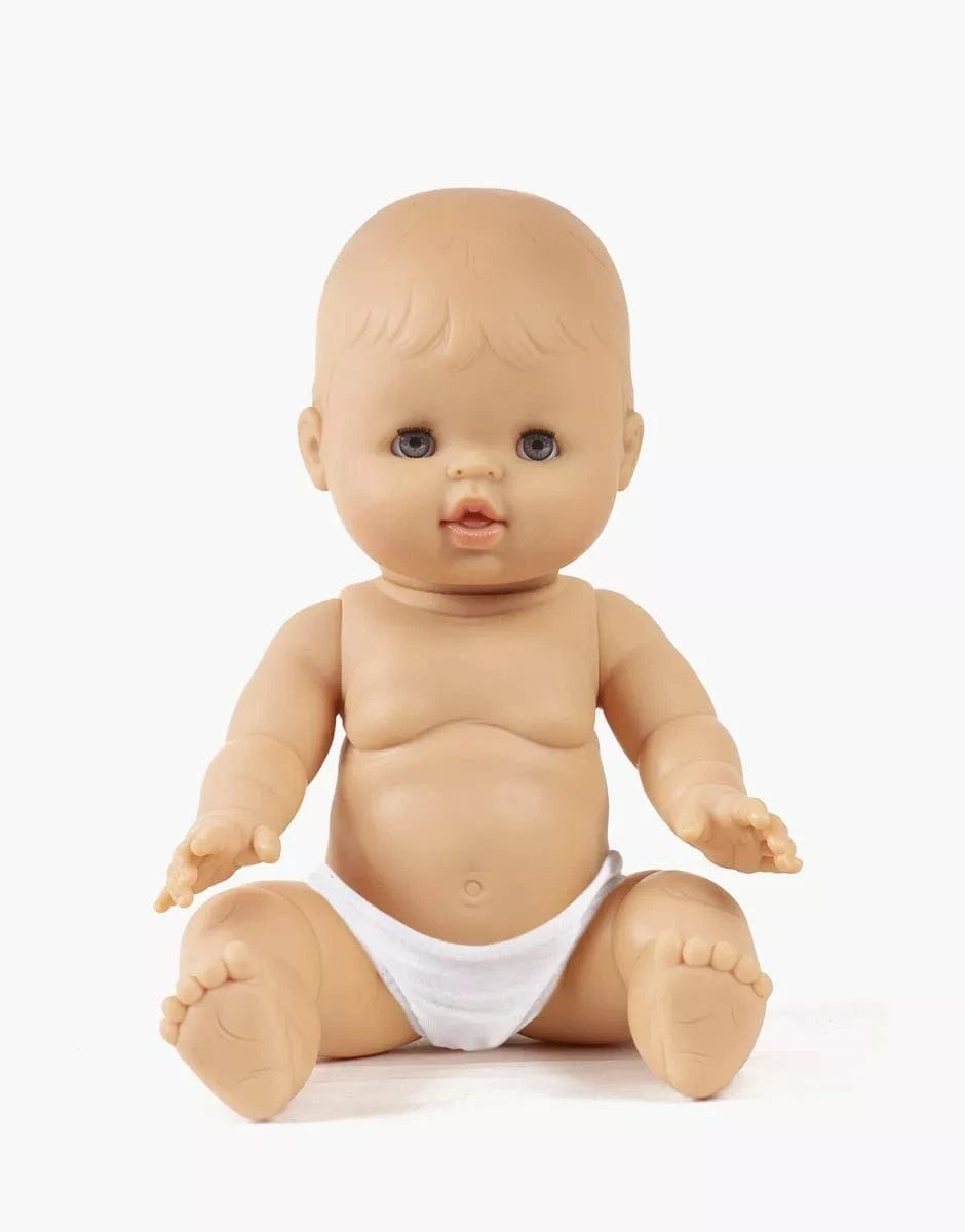 Lily Little European Girl Doll with Sleeping Eyes Minikane Lil Tulips