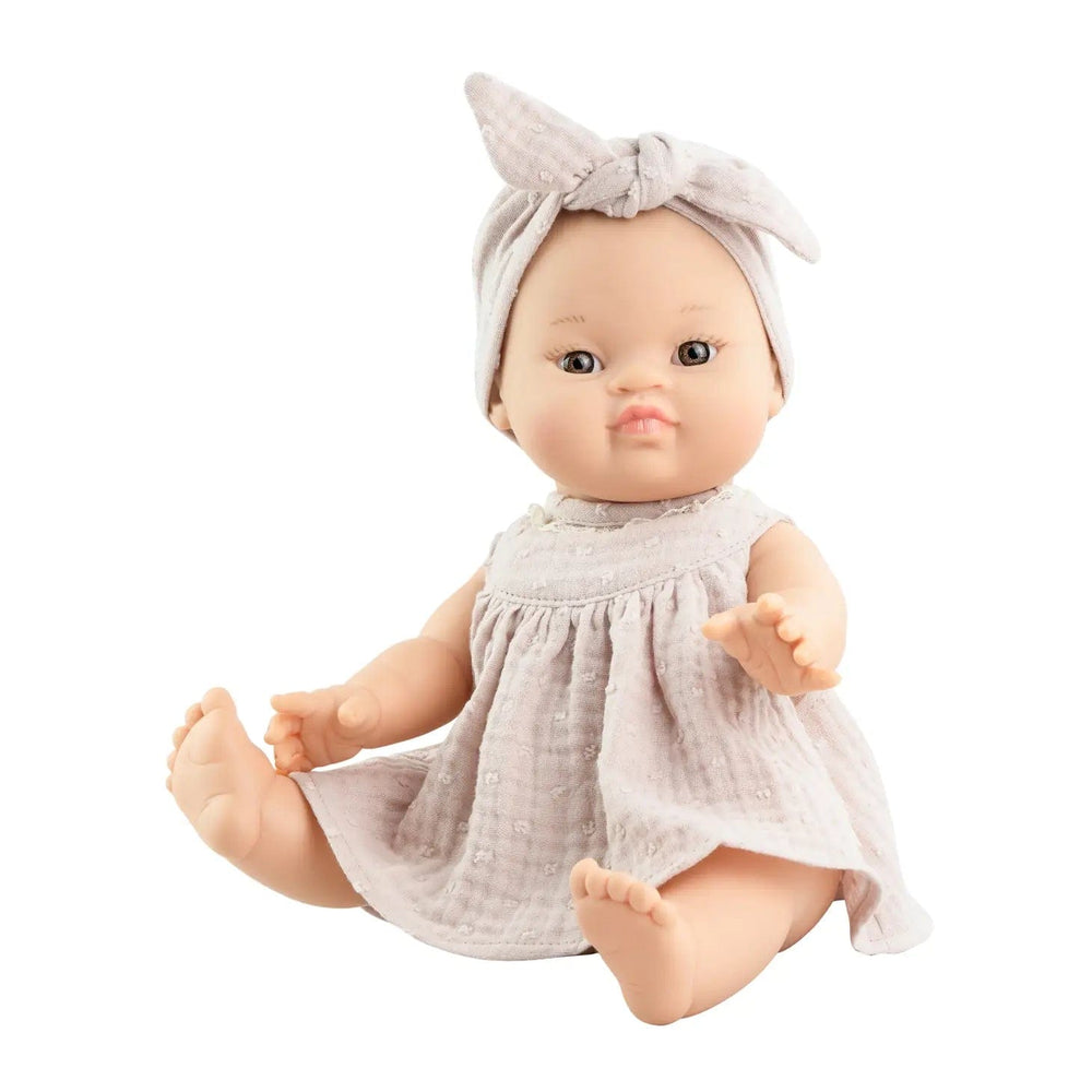 Lily with Linen Dress - Paola Reina Baby Doll Gordis Paola Reina Dolls Lil Tulips