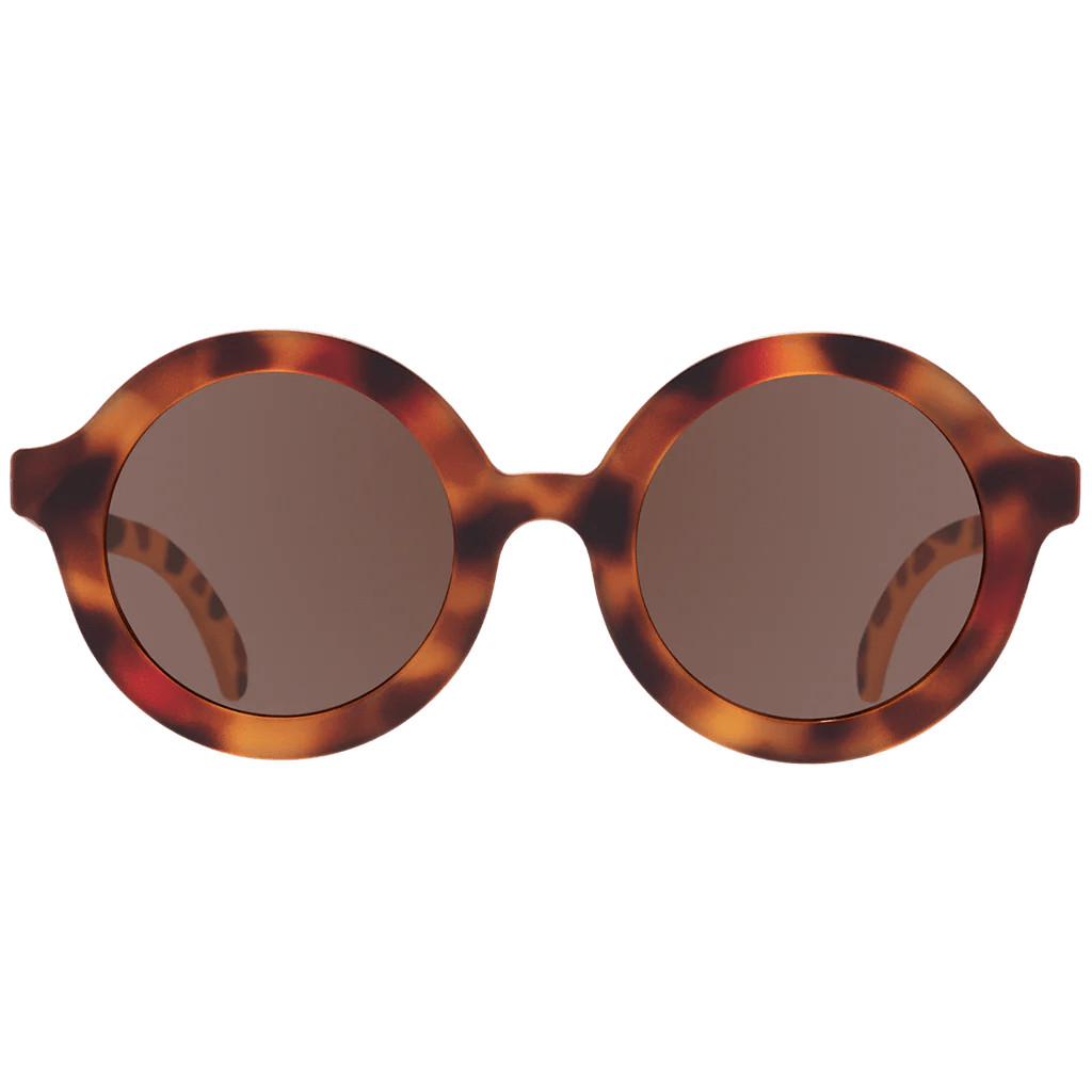 Limited Edition - Euro Round Tortoise Shell Sunglasses Babiators Lil Tulips