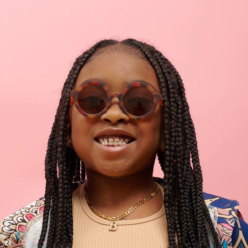 Limited Edition - Euro Round Tortoise Shell Sunglasses Babiators Lil Tulips