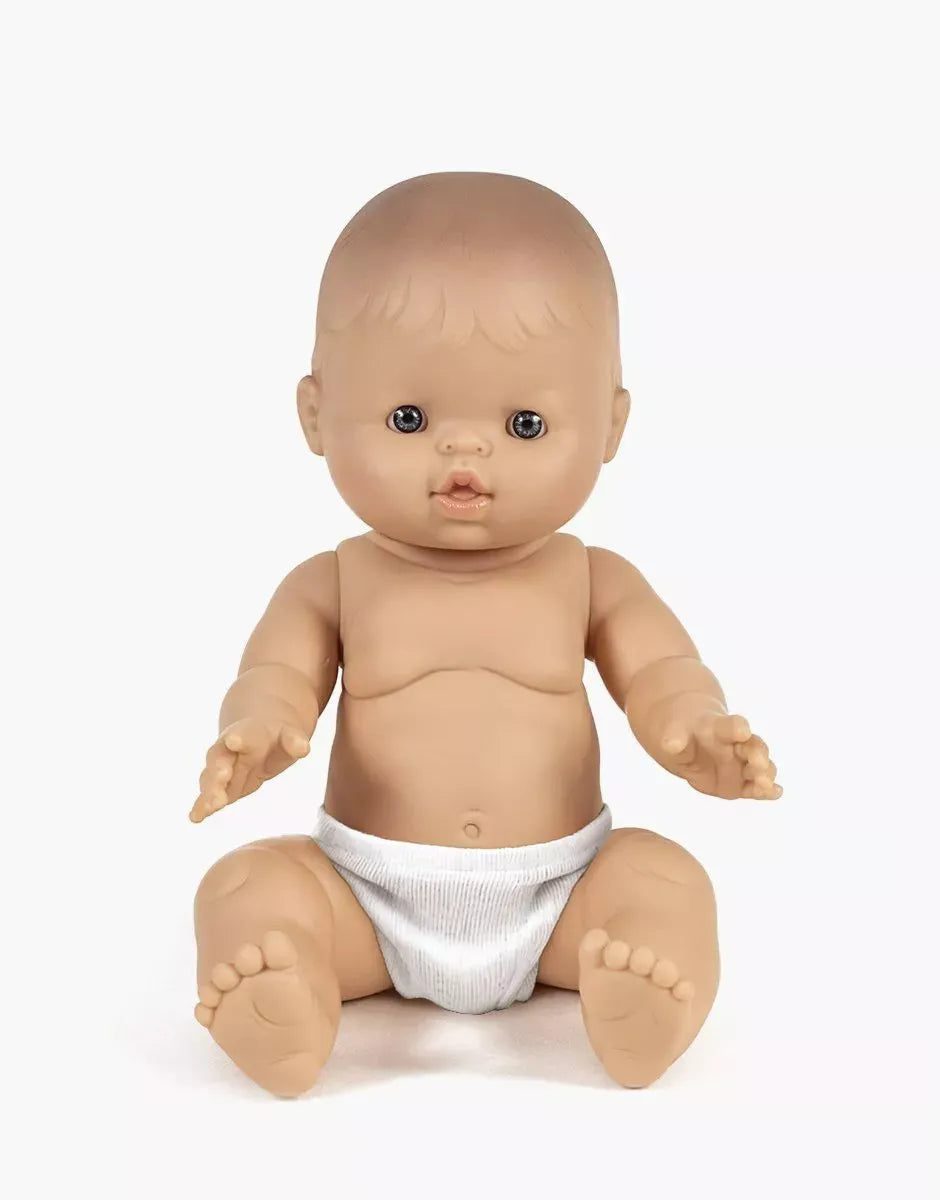 Lino Little European Boy Doll Minikane Lil Tulips